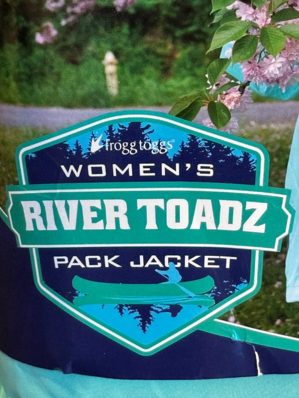 Frogg Toggs BRAND NEW Womens River Toadz Pack Jacket Rain Coat NWT L/XL - Picture 6 of 10